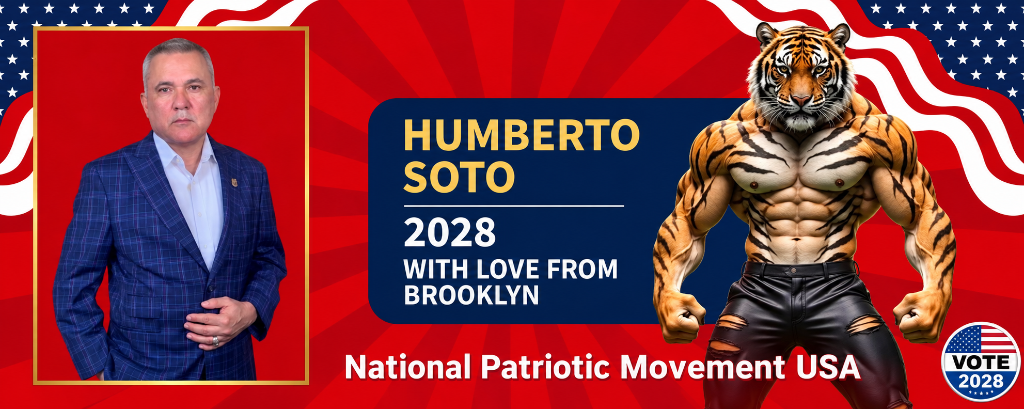 Humberto Soto 2028 - With love from Brooklyn - Vote 2028